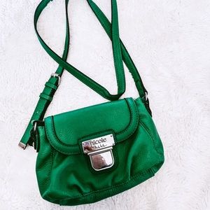 Nicole Miller over the shoulder purse